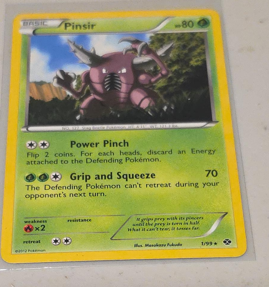 Pinsir Pokemon Card thumbnail