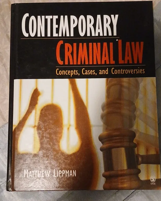 Contemporary Criminal Law by Matthew Lippman