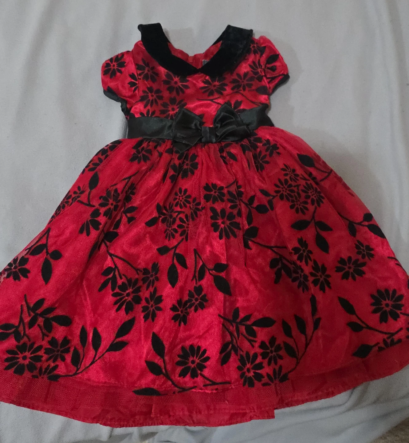 Newberry Red & Black Dress - 24M thumbnail