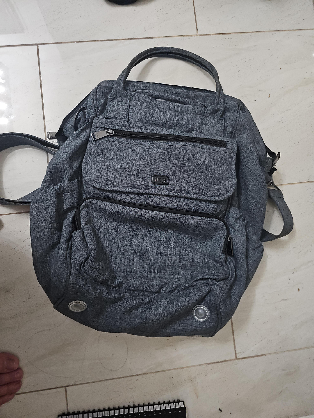 Lug Diaper Bag - Grey thumbnail