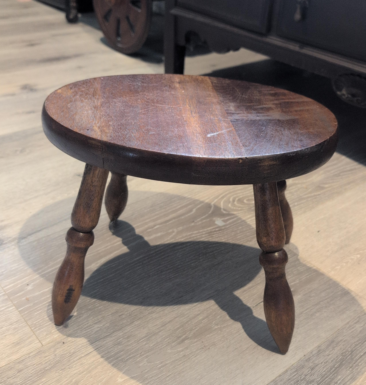 Vintage Wooden Stool thumbnail