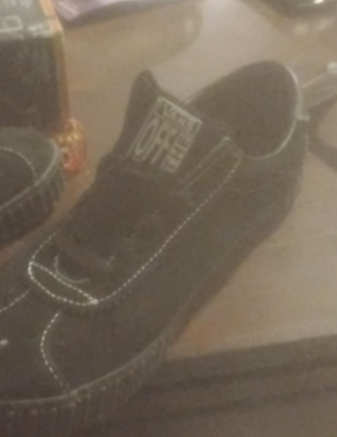 Vans Off The Wall Black Suede Sneakers