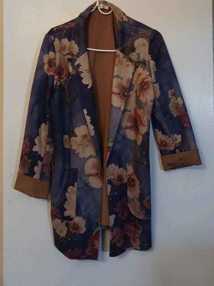 Floral Print Blazer - Size M thumbnail
