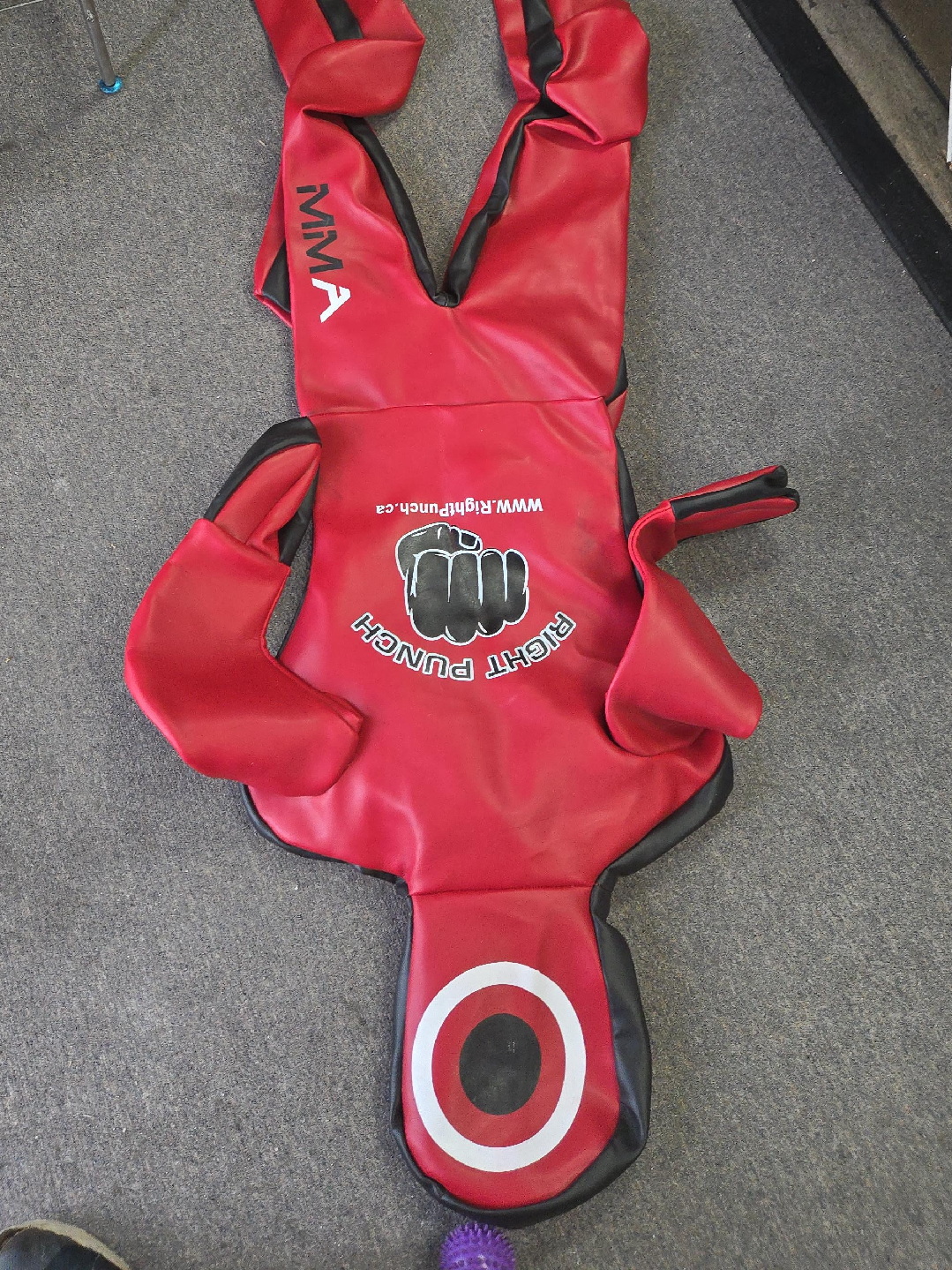 Right Punch MMA Dummy - Red thumbnail