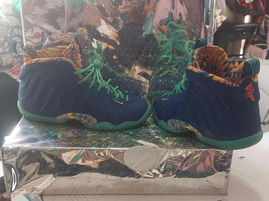 Nike Air Foamposite One Blue Sneakers