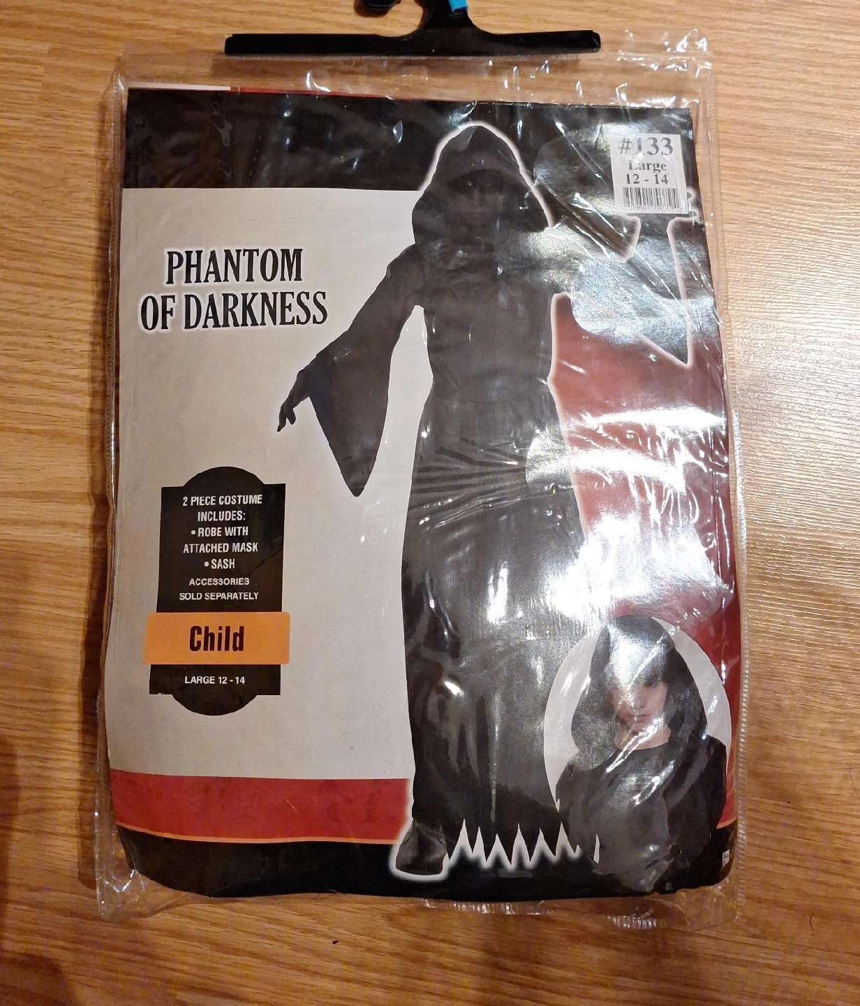 Phantom of Darkness Child Costume (Size 12-14) thumbnail