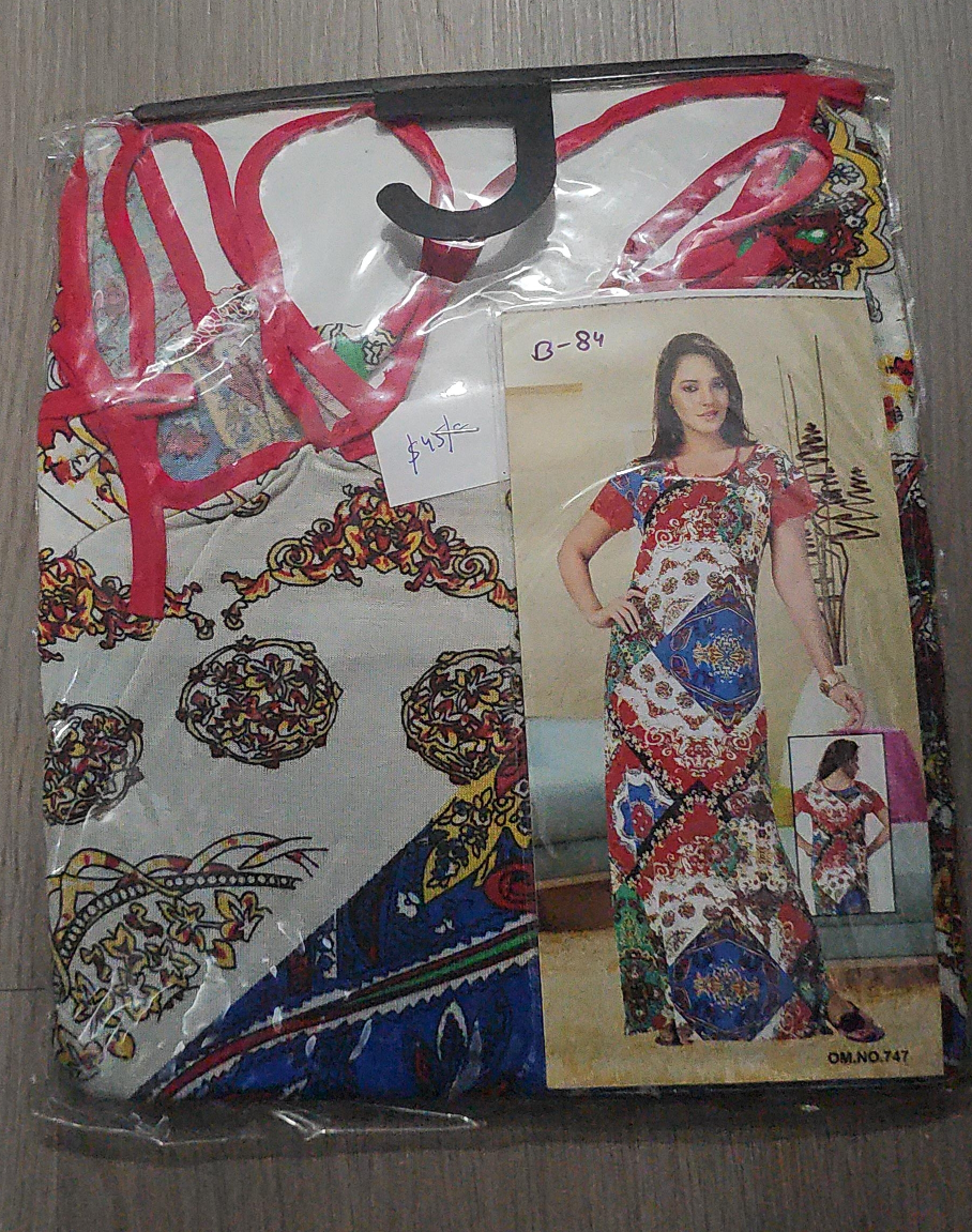New Floral Print Nightgown - Size B-84 image indicator(1)
