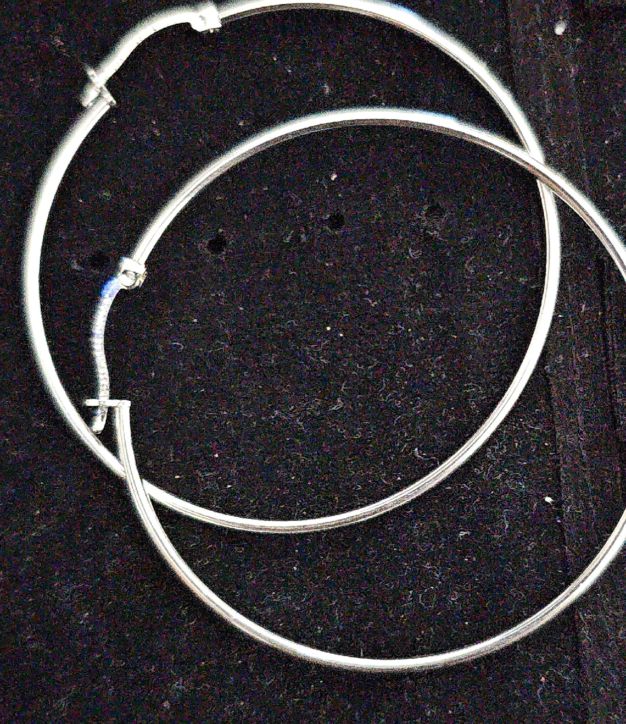 Silver Hoop Earrings thumbnail