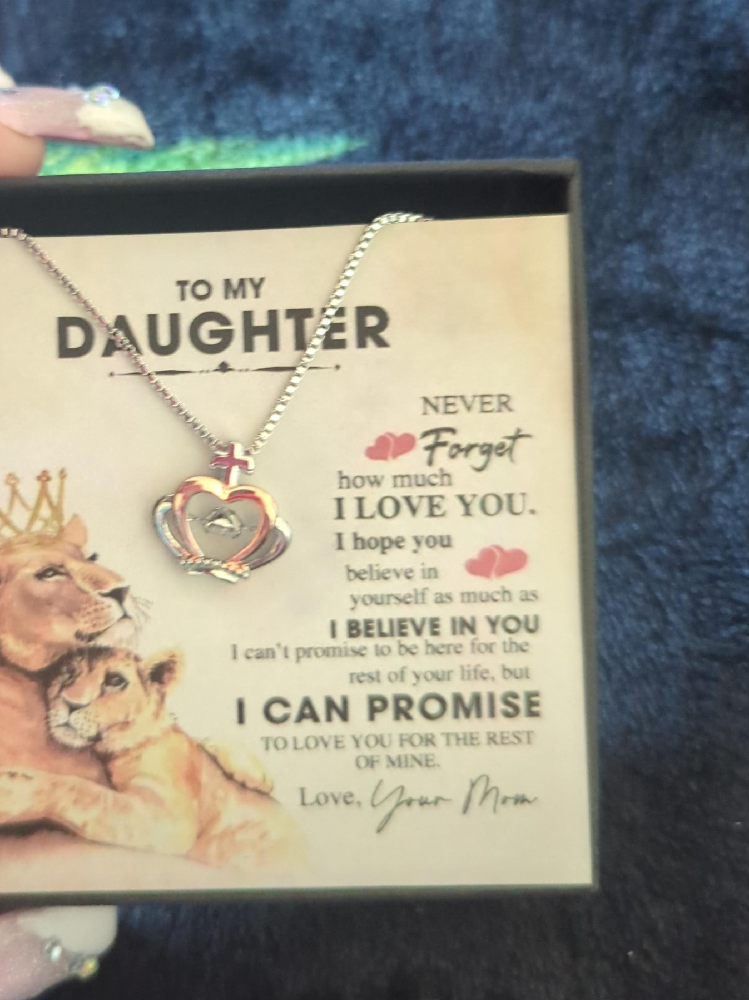 To My Daughter Necklace thumbnail