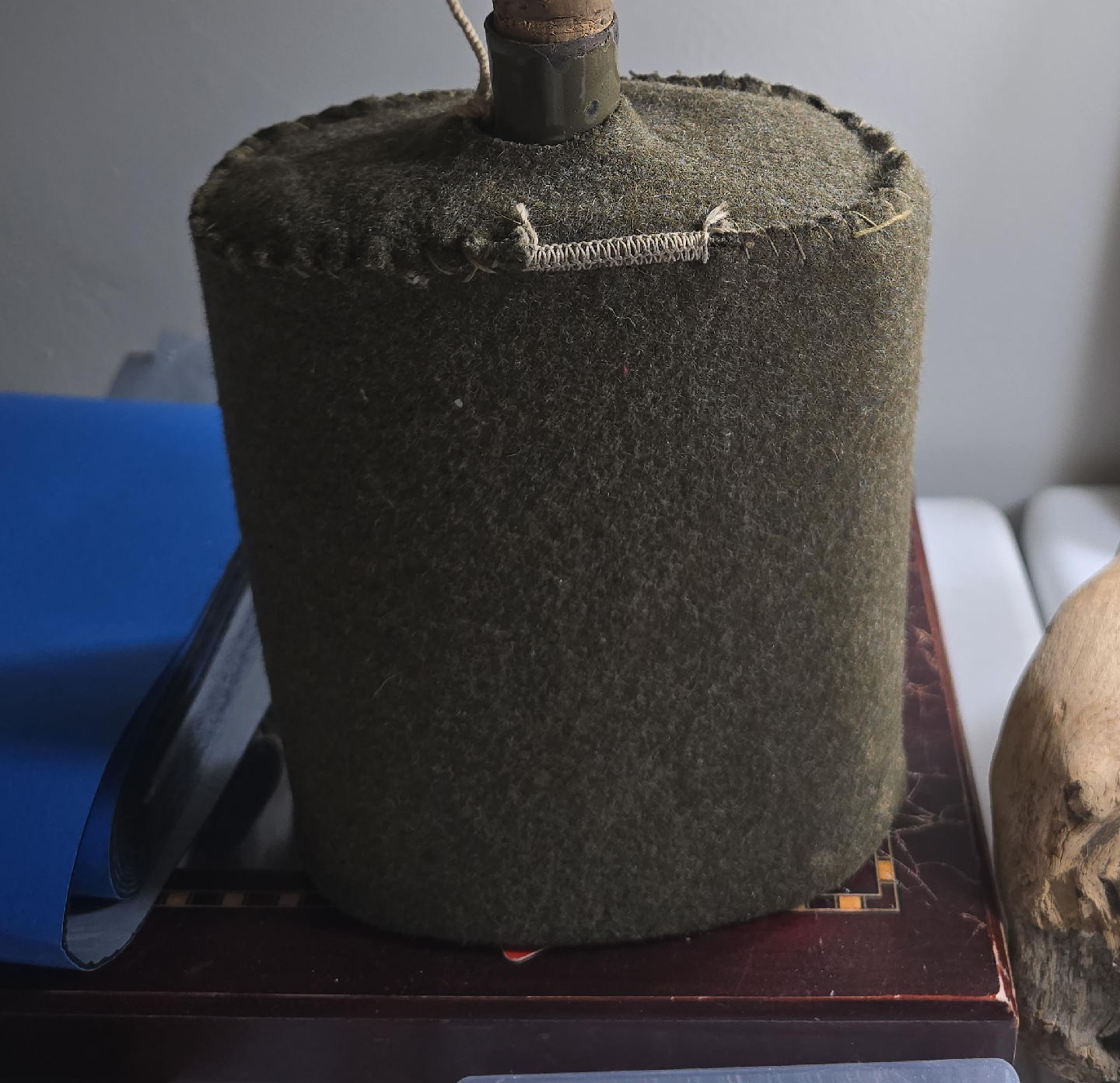 Vintage Canteen with Wool Cover thumbnail