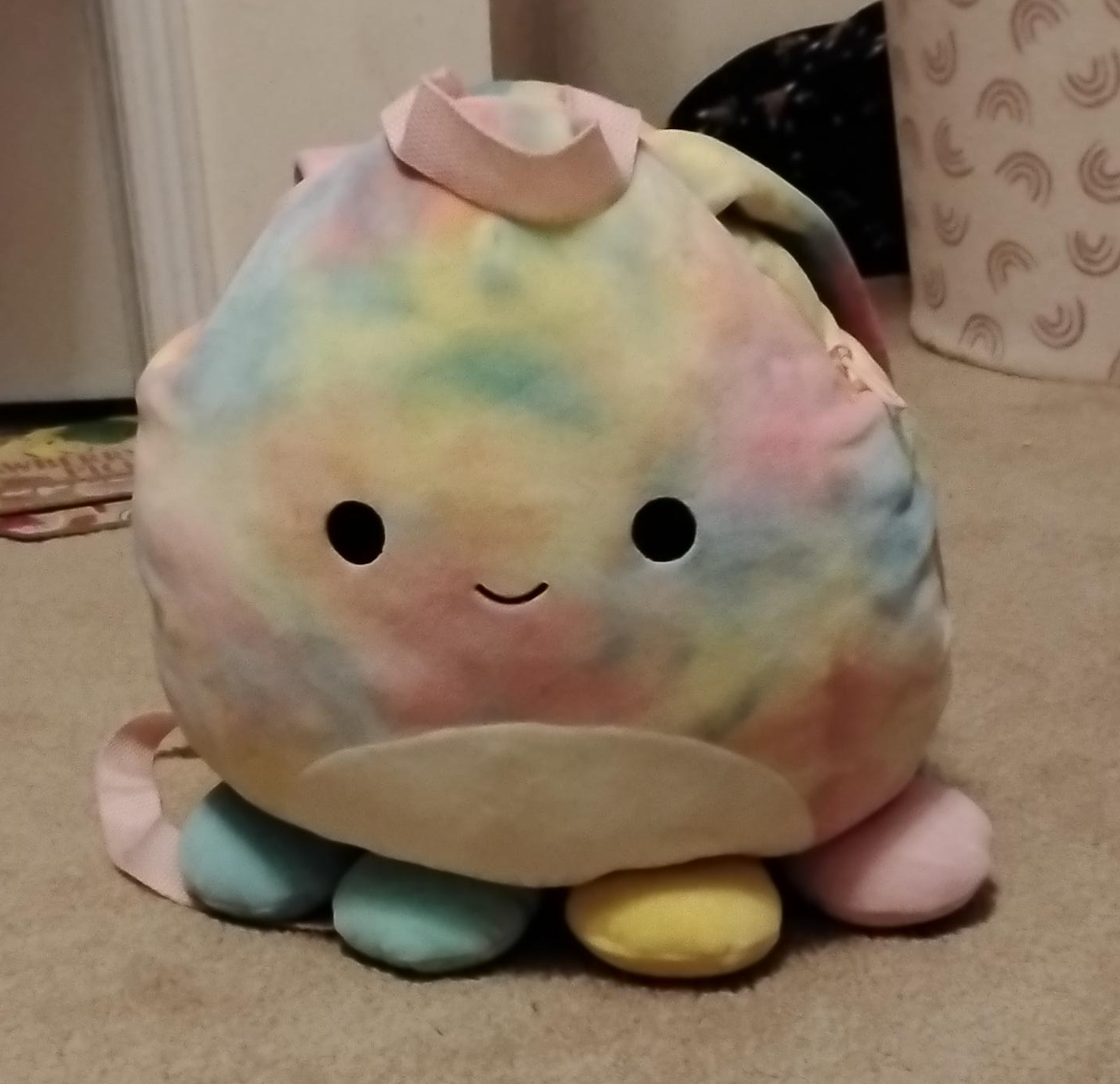 Squishmallow Backpack - Pastel Rainbow