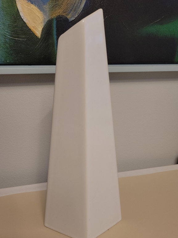 Studio Nova White Vase - 10 inches tall thumbnail