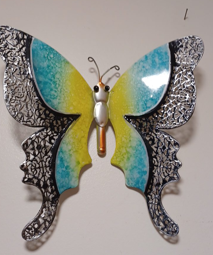 Decorative Metal Butterfly Wall Art thumbnail