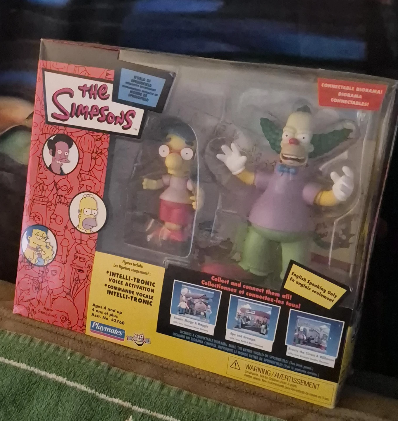 The Simpsons World of Springfield Krusty & Milhouse Figures