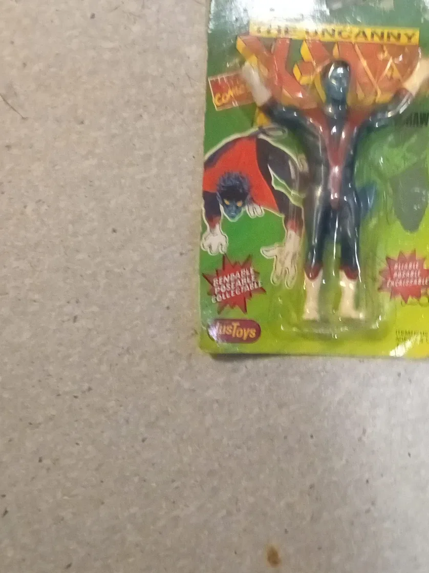 Vintage Bend-Ems X-Men Nightcrawler Action Figure