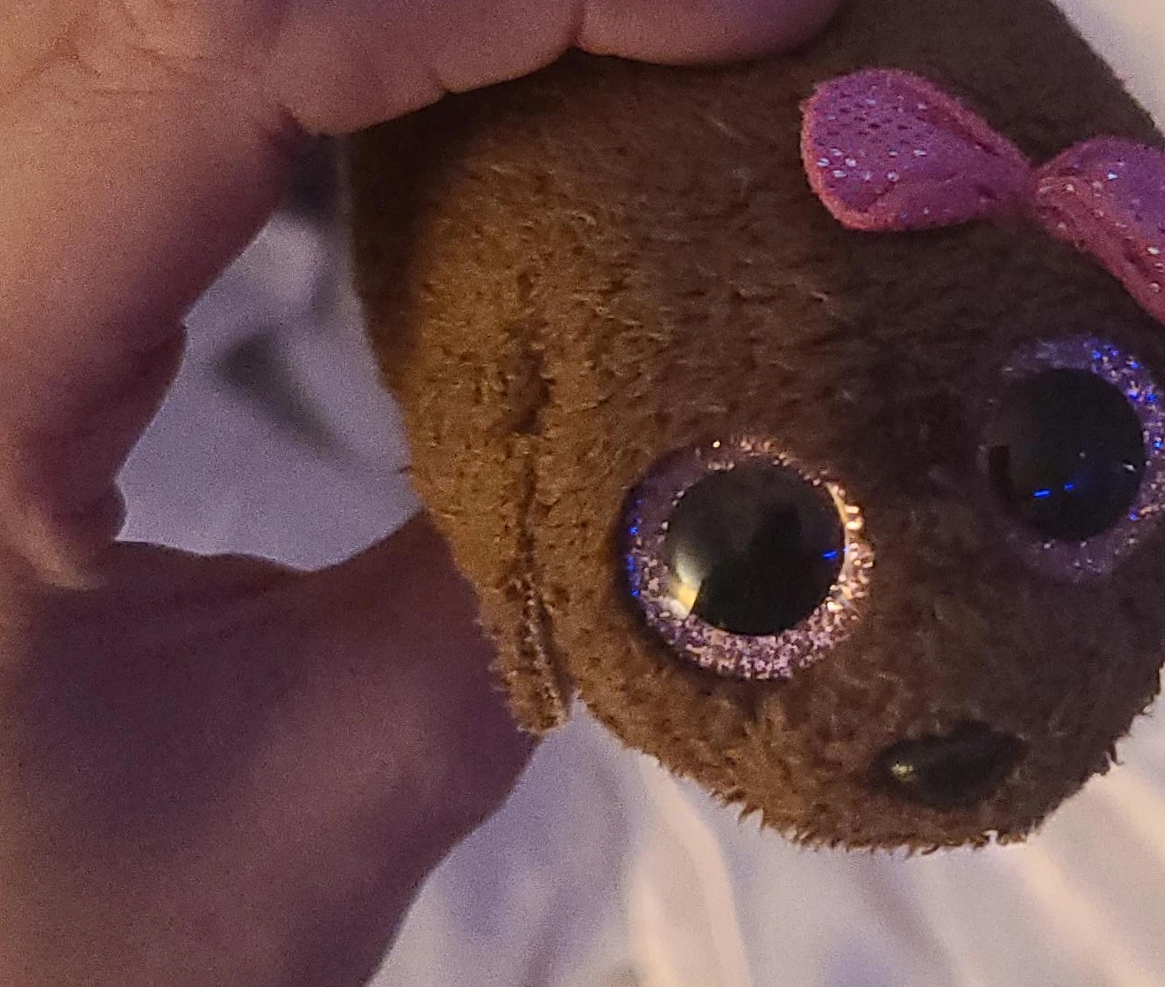 Ty Beanie Boo Brown dog Plush