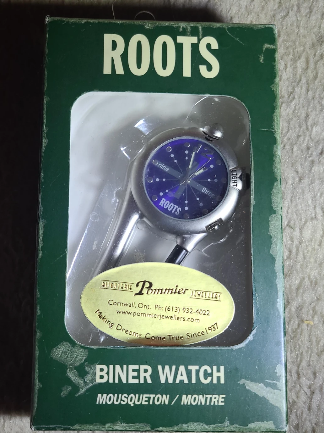 ROOTS Biner Watch Mousqueton/Montre