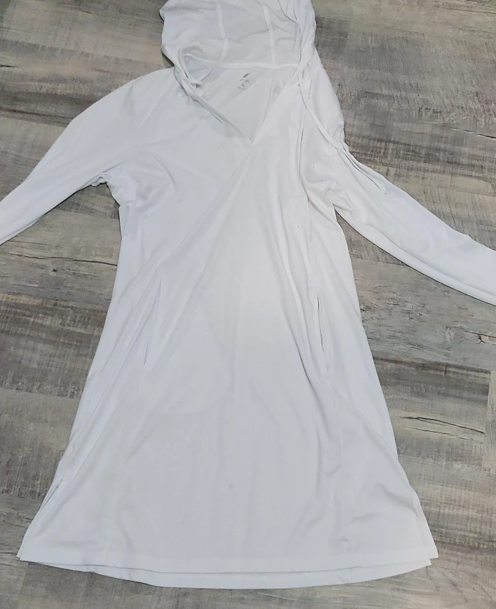 White Hoodie Dress
