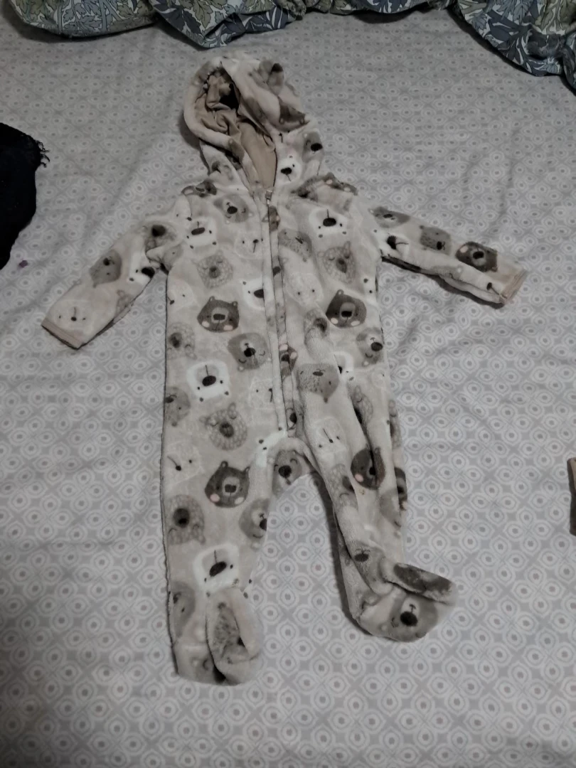 Baby Bear Fleece Onesie thumbnail