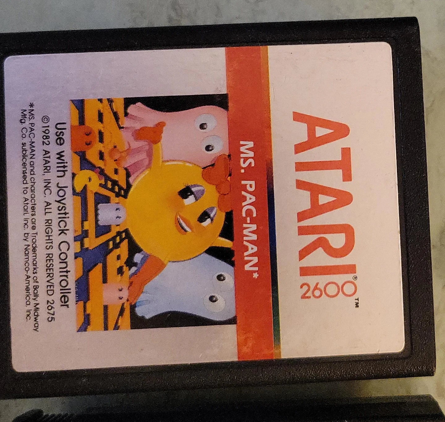 Atari 2600 Ms. Pac-Man Cartridge thumbnail