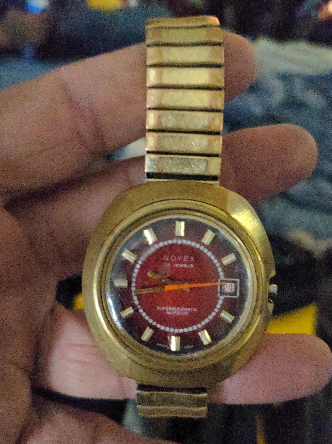Novex 17 Jewels Supermatic Watch thumbnail