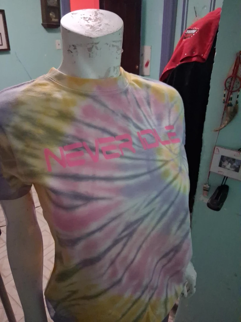 Tie Dye T-Shirt - Never Idle thumbnail
