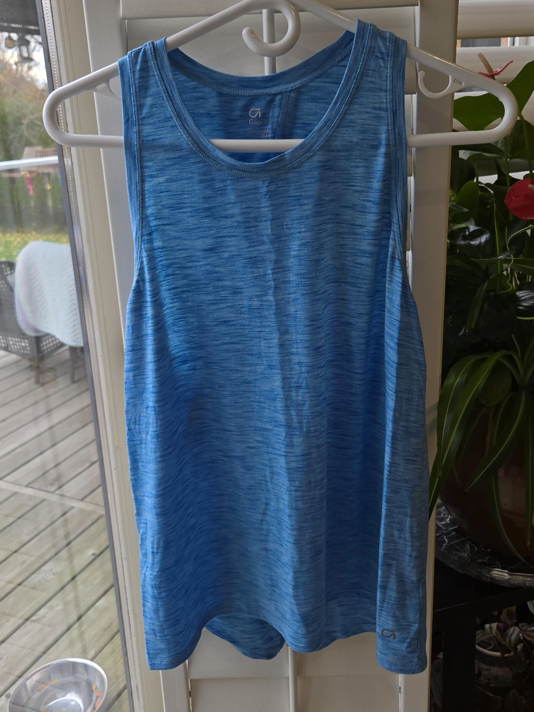 GapFit Breathe Tank Top - Blue, Size S