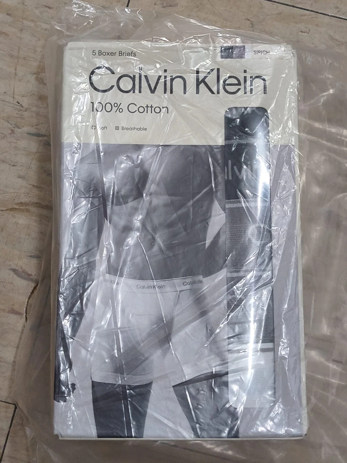 Calvin Klein 5-Pack Boxer Briefs - 100% Cotton
