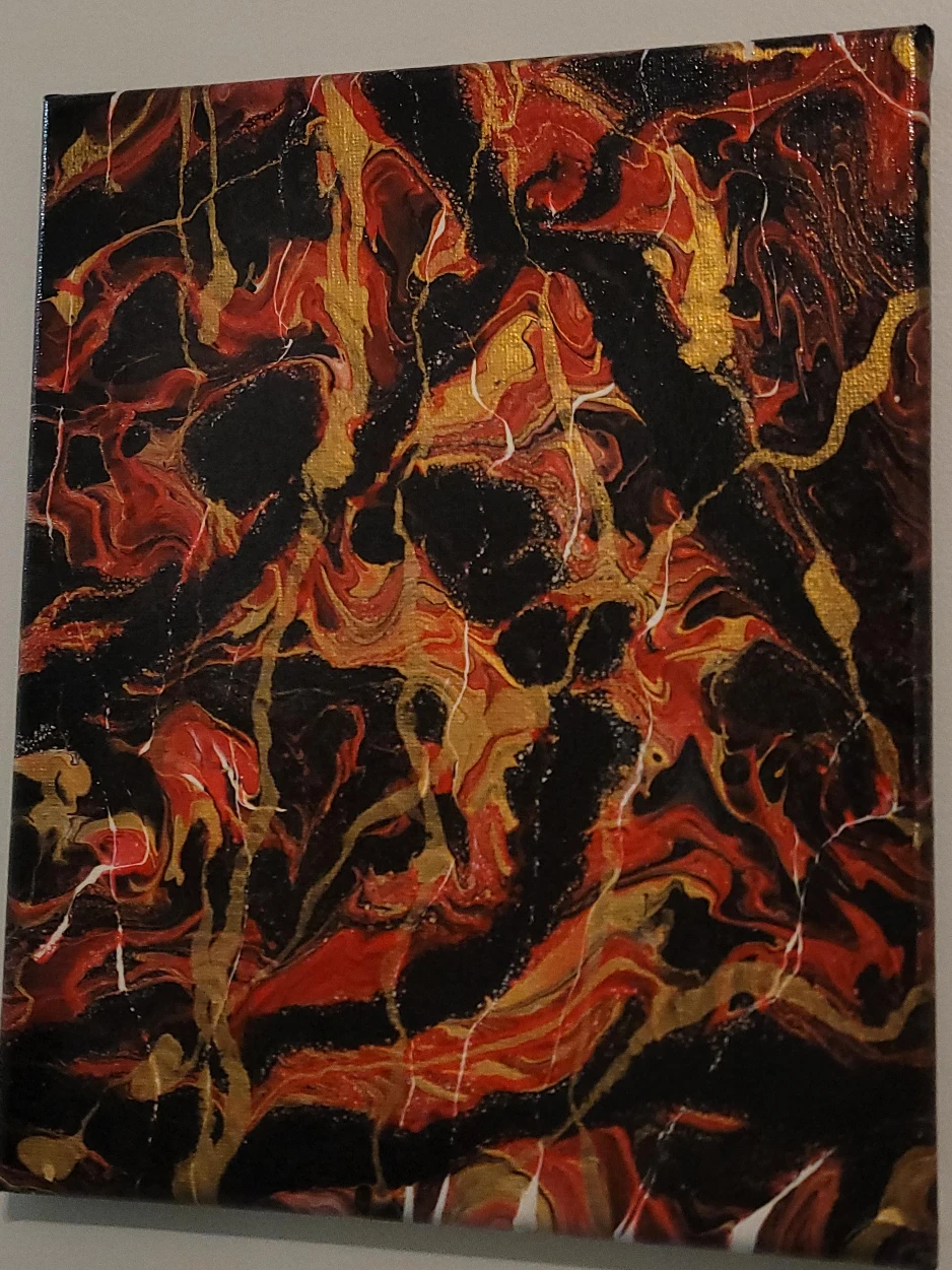 Abstract Fluid Art Painting