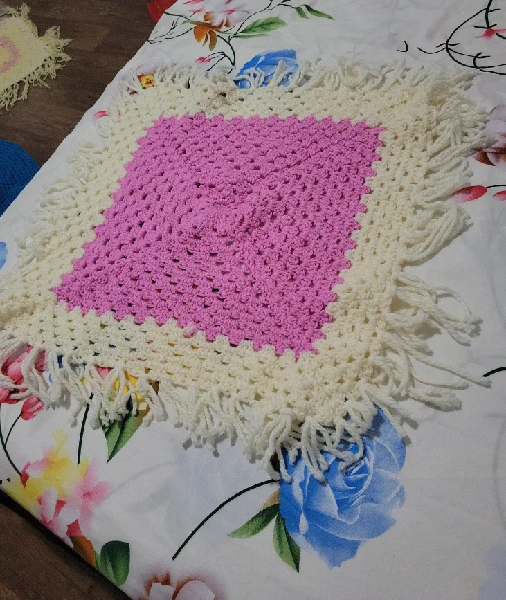 Handmade Crocheted Baby Blanket