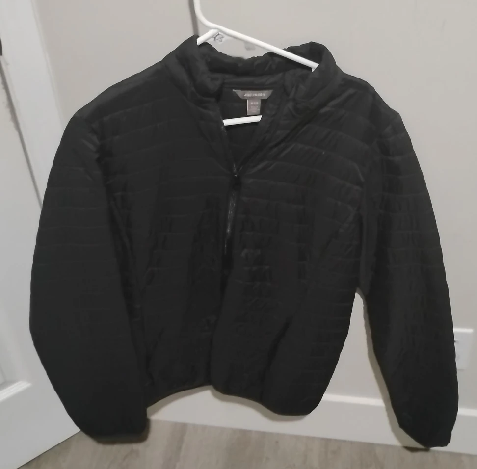 Joe Fresh Black Puffer Jacket - Size M