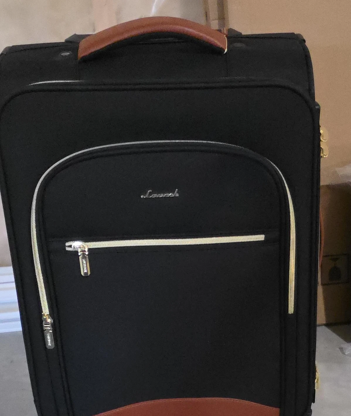 Launch Black Carry-On Luggage