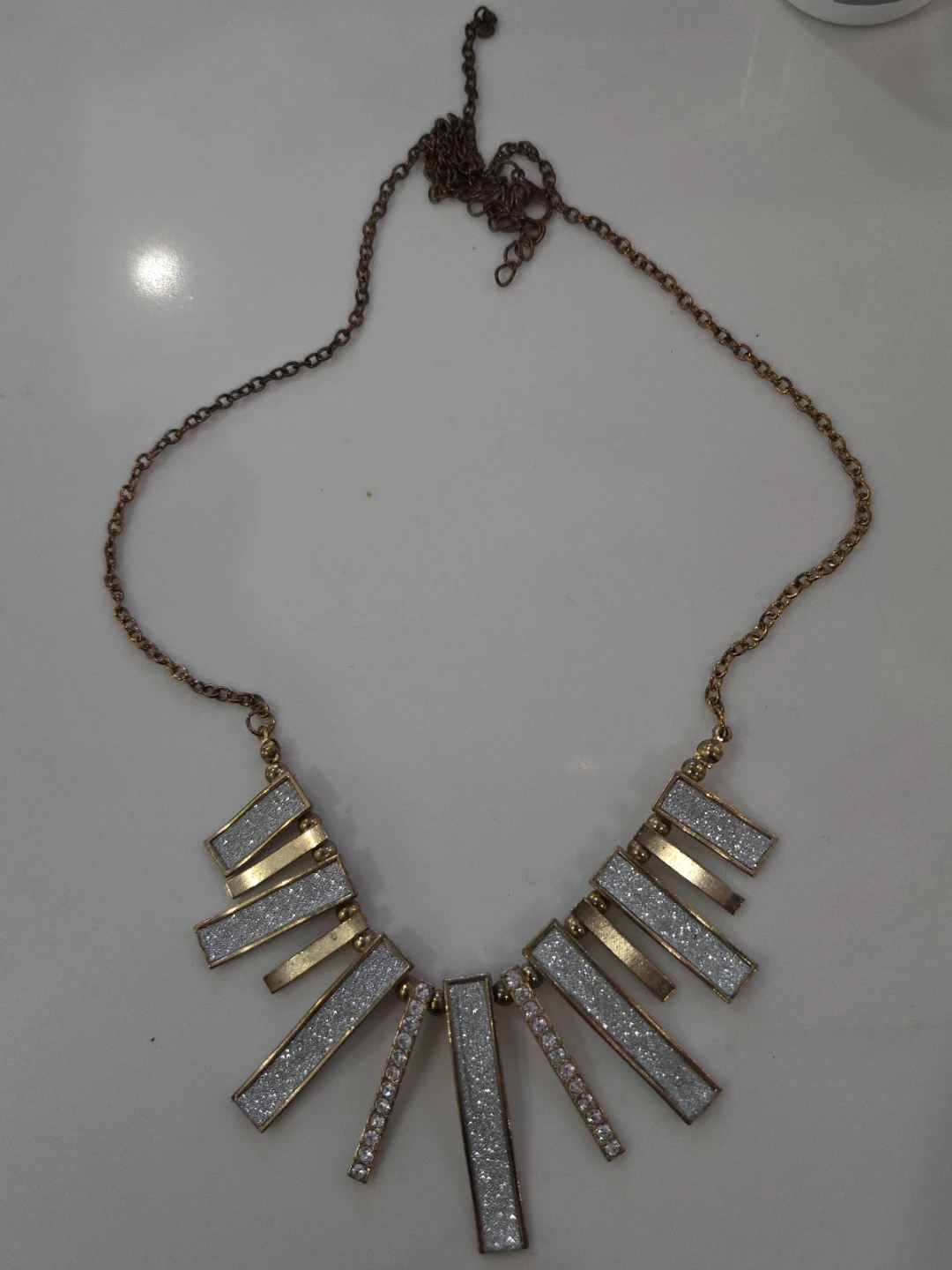 Necklace - Gold & Silver Tone image indicator(1)