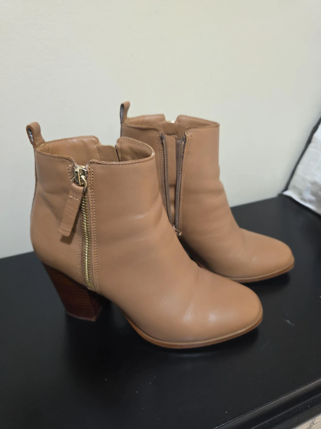 Aldo Beige Ankle Boots - Size 6.5