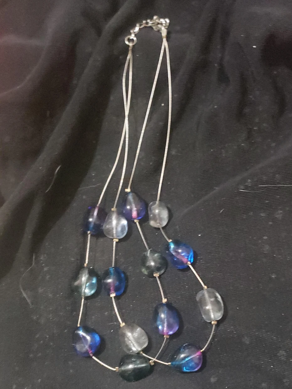 Beaded Necklace - glass beads
