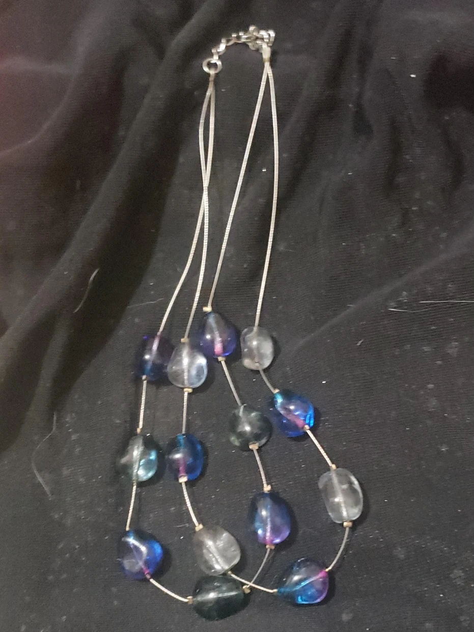 Beaded Necklace - glass beads