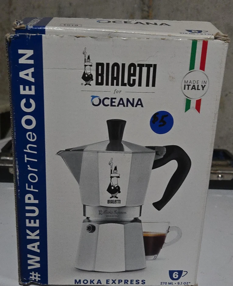 Bialetti Moka Express 6-Cup Stovetop Espresso Maker
