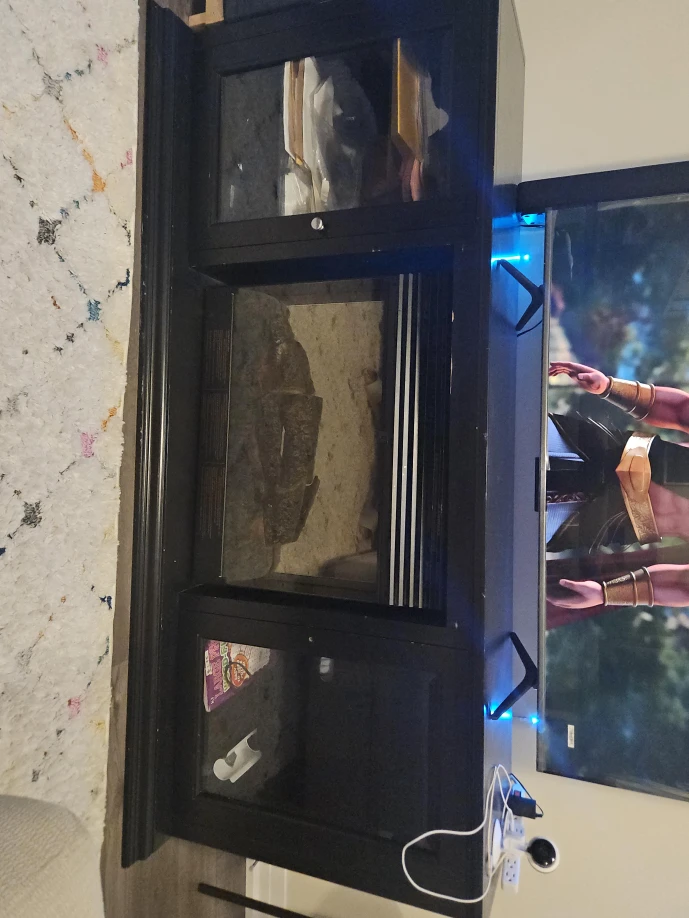 Electric fireplace Console