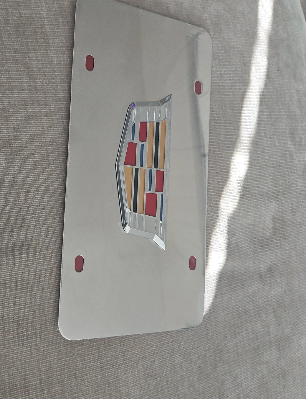 Au-TOMOTIVE GOLD Cadillac Logo Plate - New
