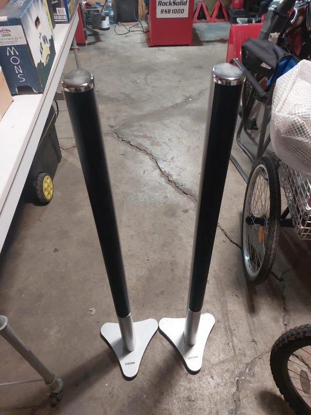 Legend Black Speaker Stands - Pair