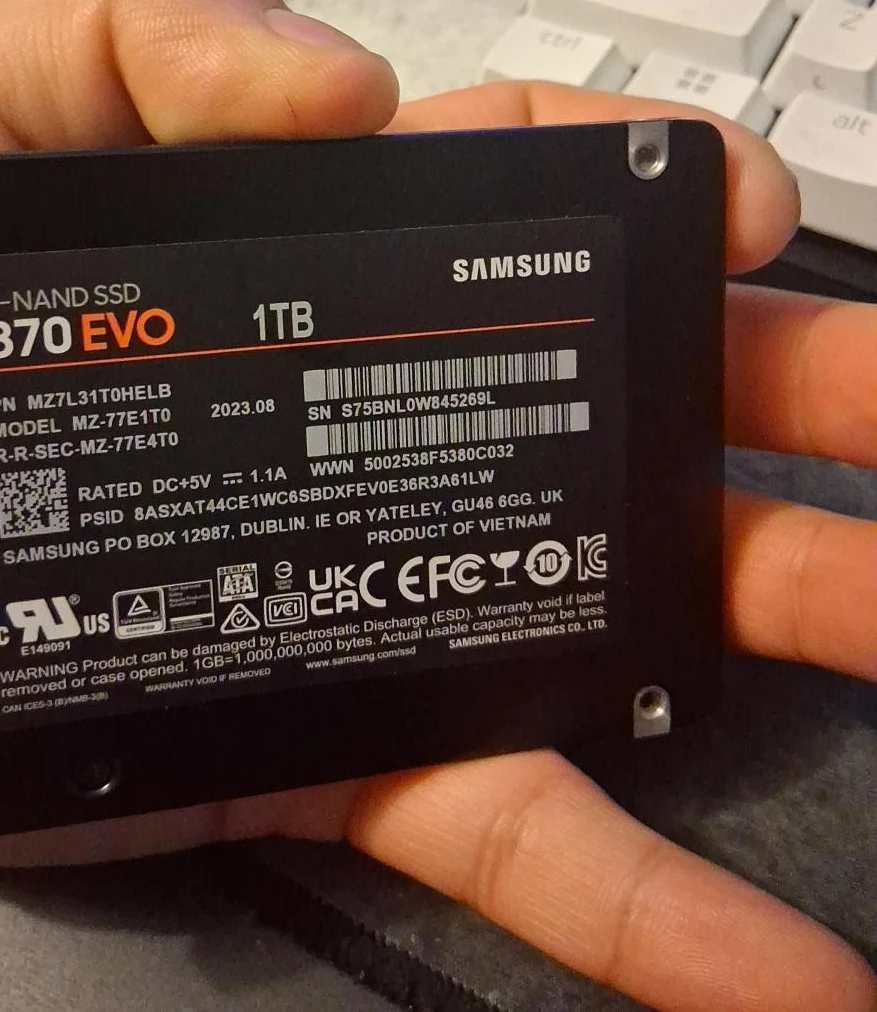 Samsung 870 EVO 1TB SSD