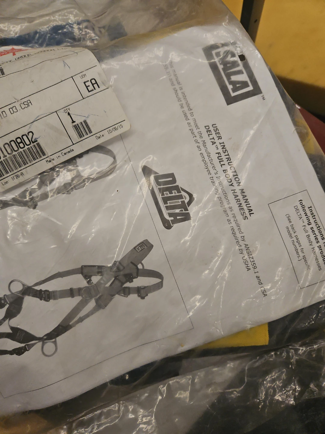 SALA Delta Full Body Harness - New in Package thumbnail