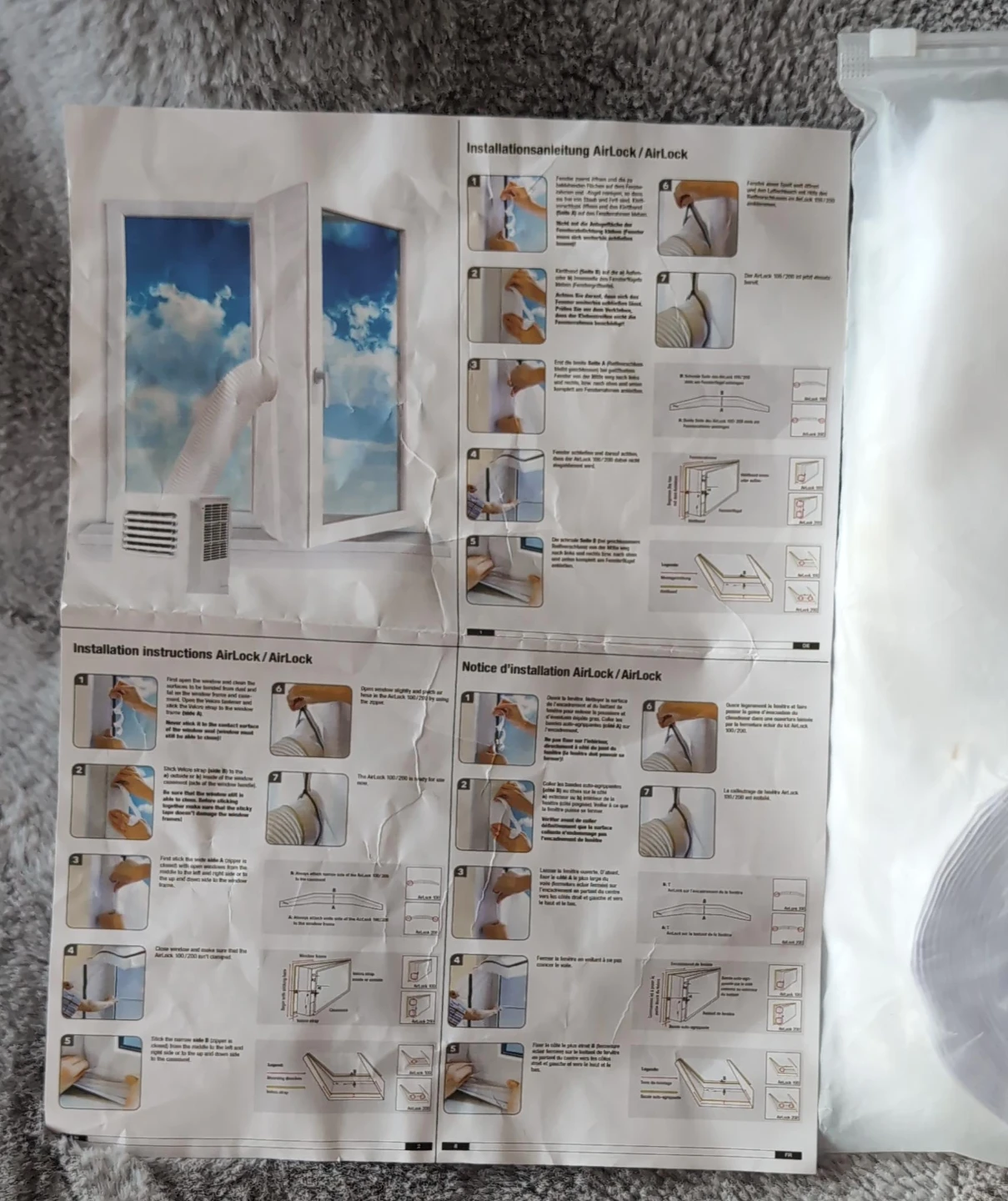 AirLock Window Seal for Portable Air Conditioner