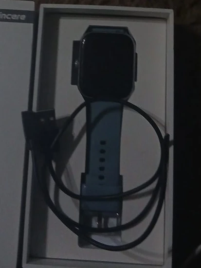 Smartwatch with Blue Band