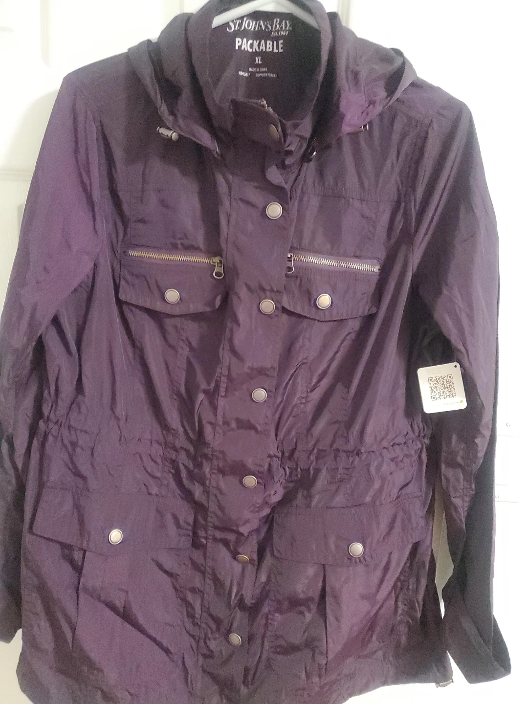 St. John's Bay Packable Jacket - XL thumbnail