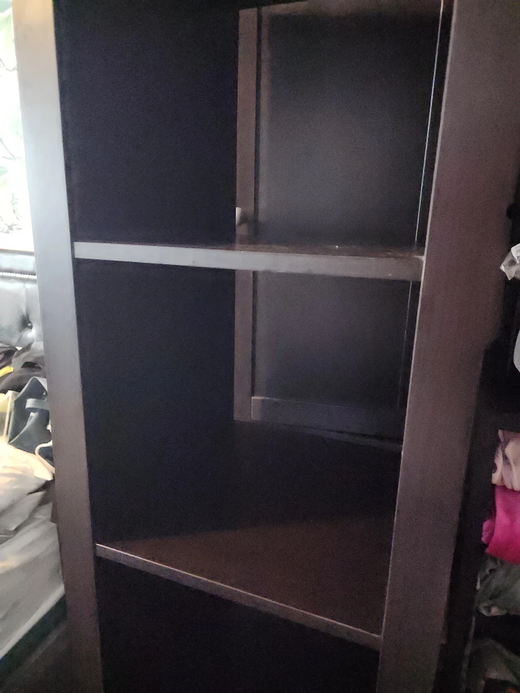 Dark Brown Wooden Shelf