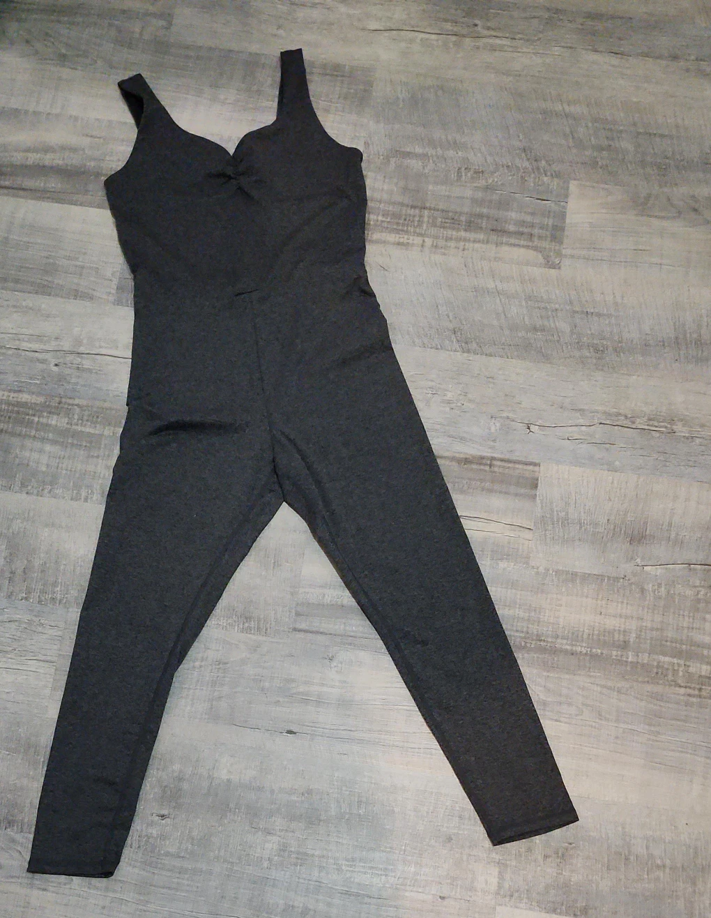 Grey Sleeveless Jumpsuit