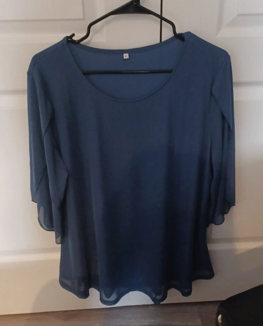 Blue Blouse - Size XL