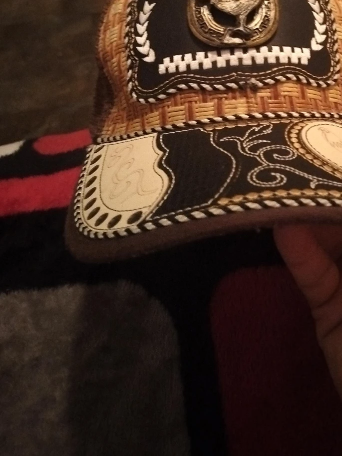 Rooster Embroidered Straw Hat