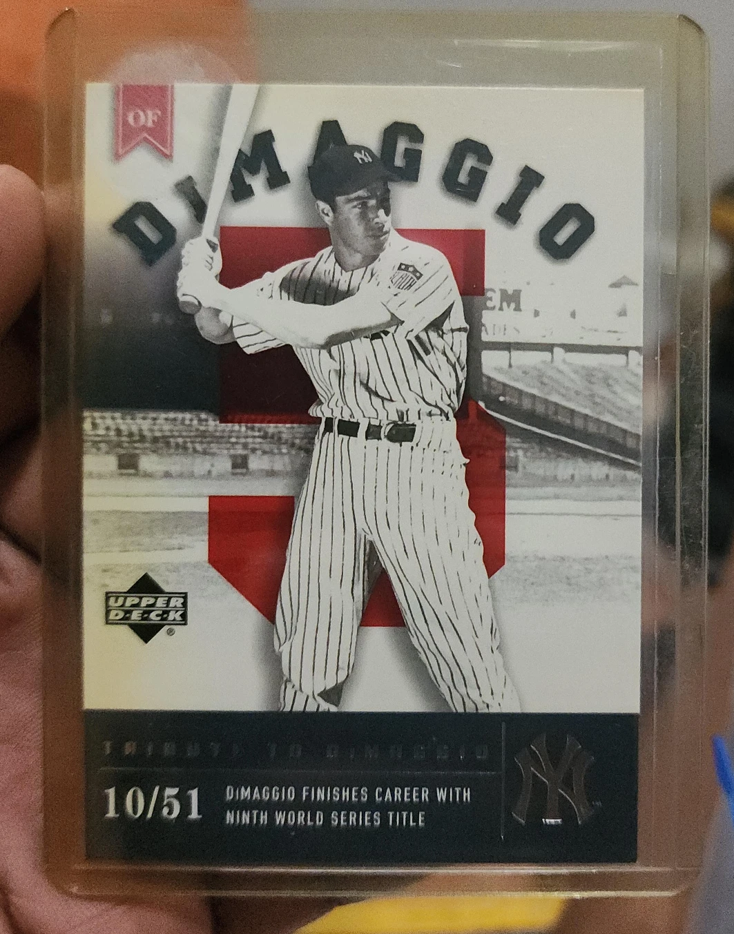 DiMaggio Upper Deck Baseball Card